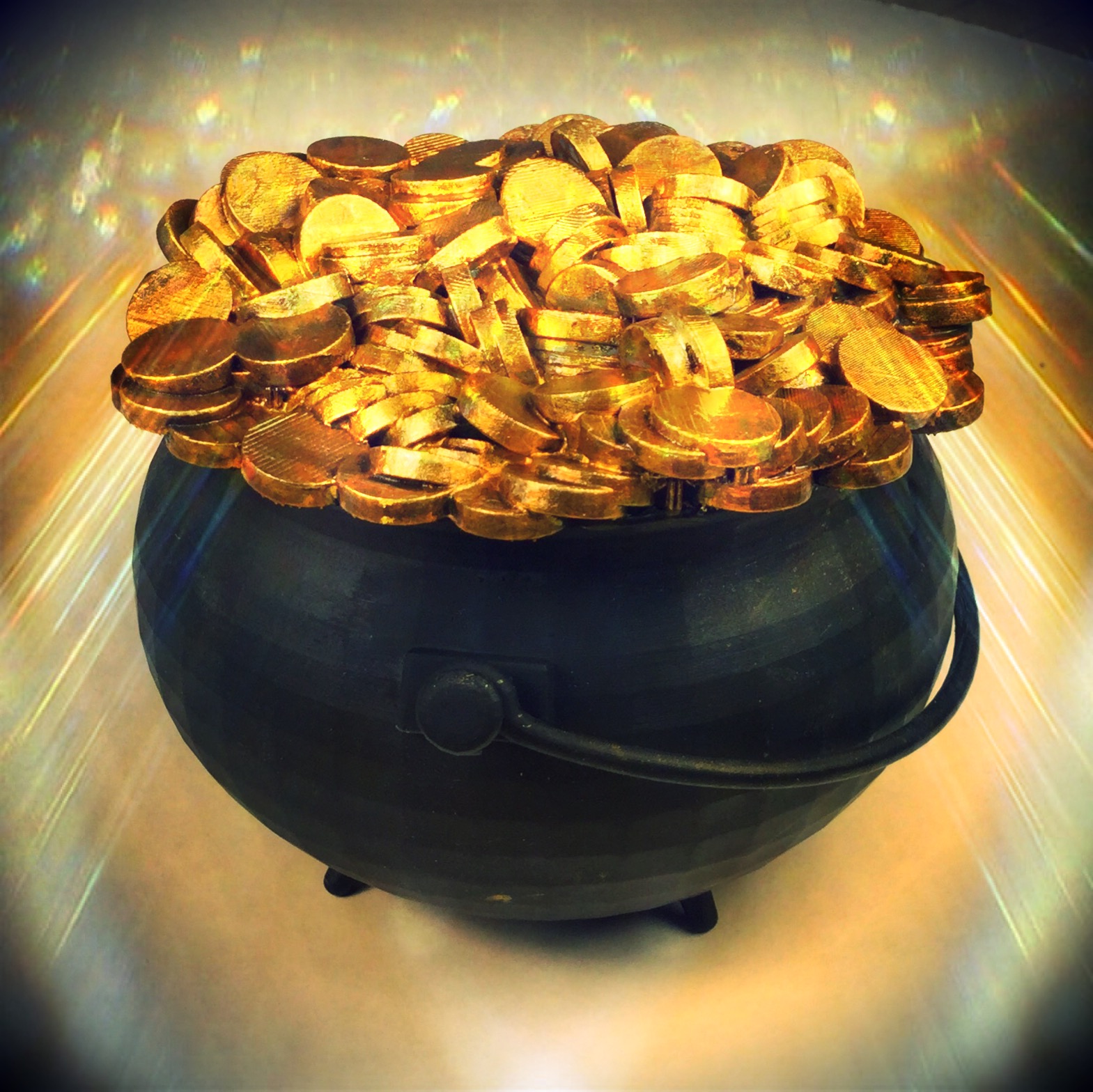 3D Printed Pot of Gold