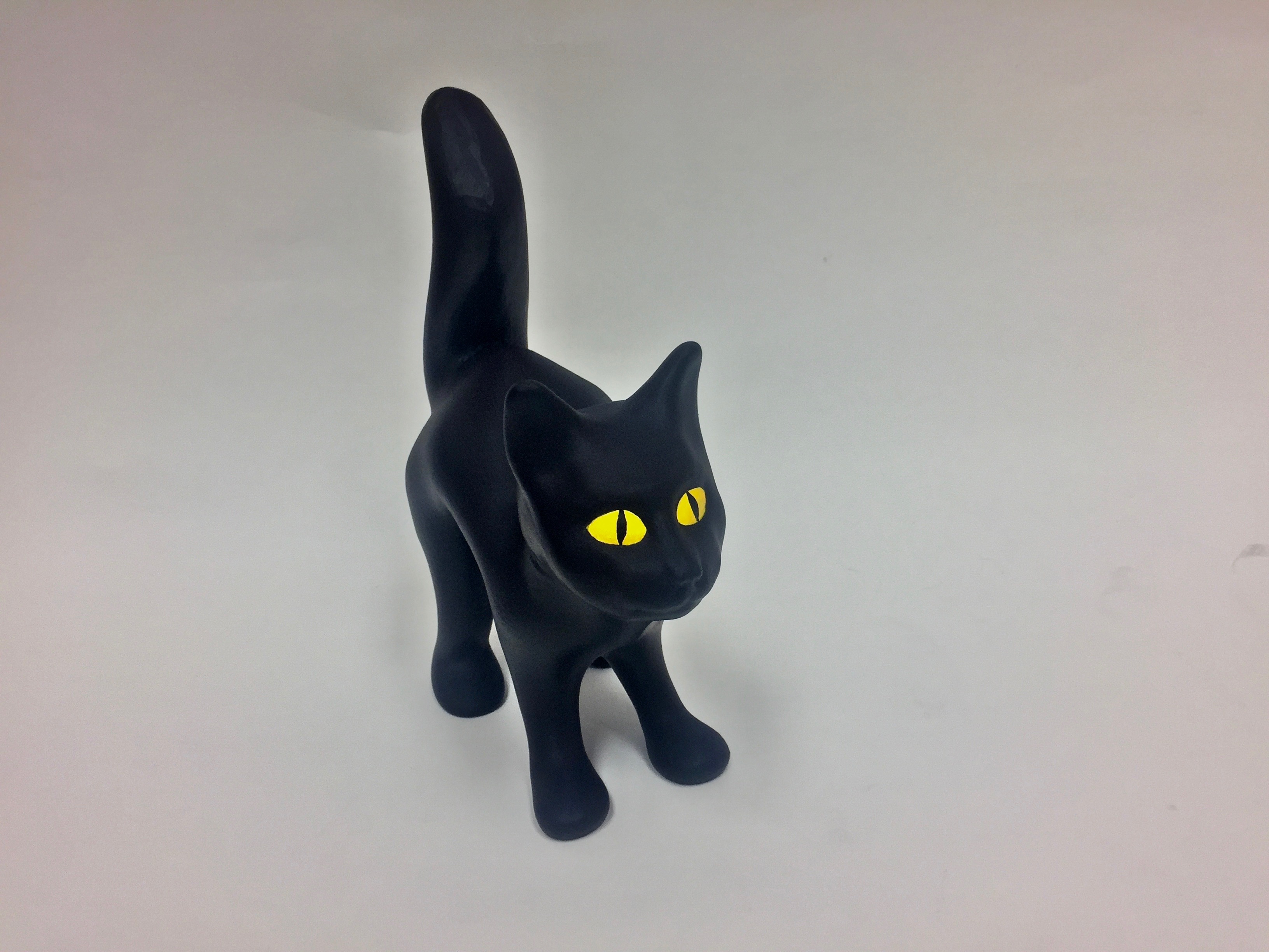 The 3D Printed Black Cat